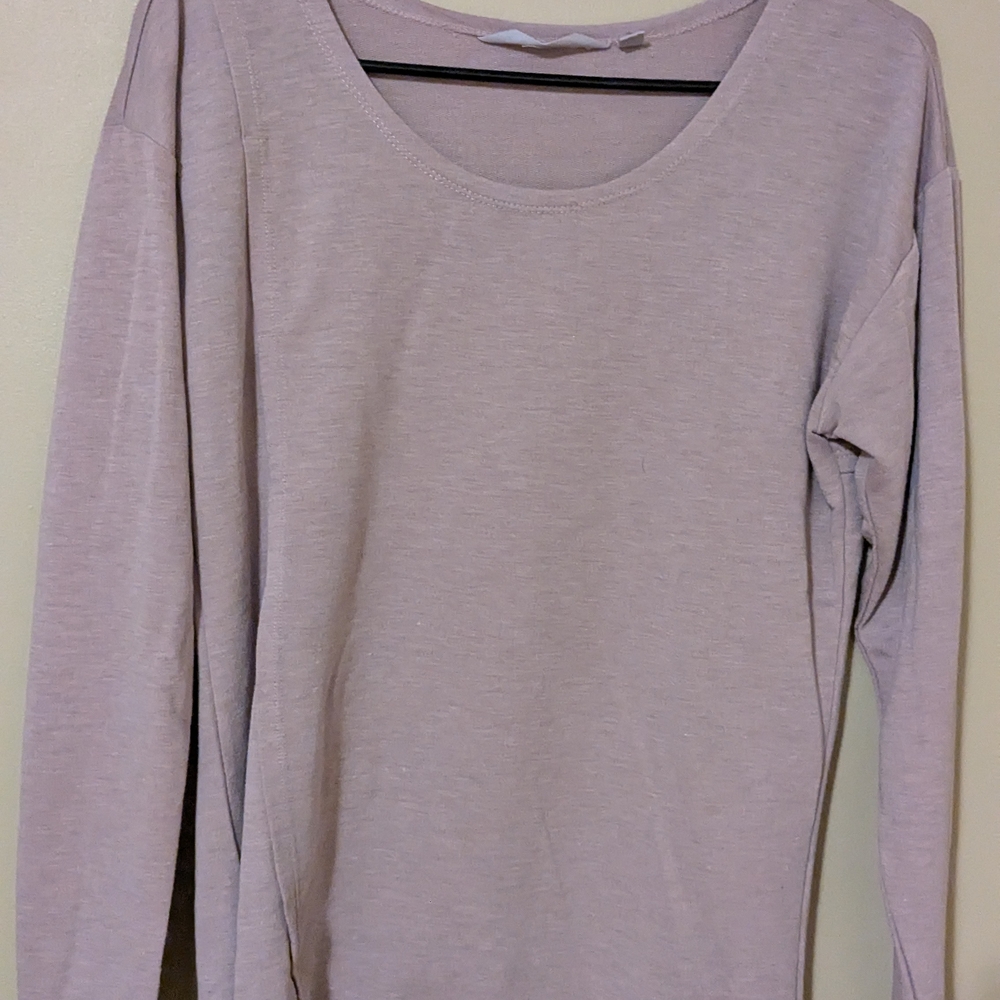 Women's Mauve Long Sleeve Top